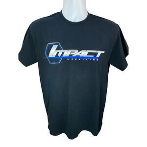 Vintage TNA Impact Wrestling T-Shirt Men’s Size Medium Authentic Logo Graphic